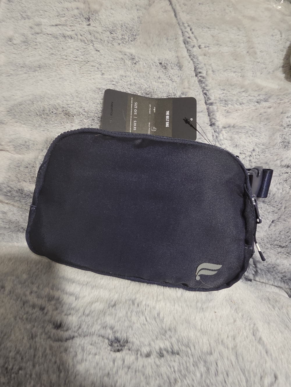 Fabletics Navy Compact Crossbody Pouch